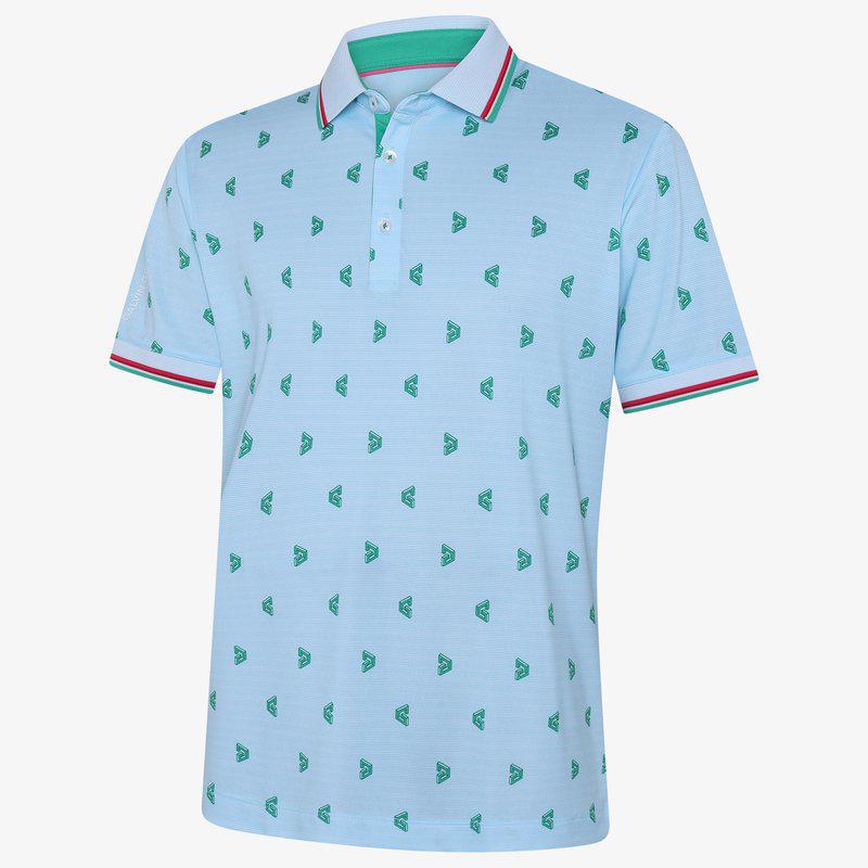 Galvin Green Mendez Shirt – Crystal Blue/Green