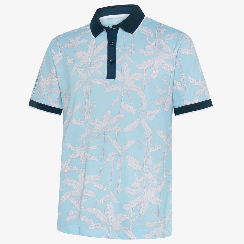 Galvin Green Merry Polo - Crystal Blue/Navy