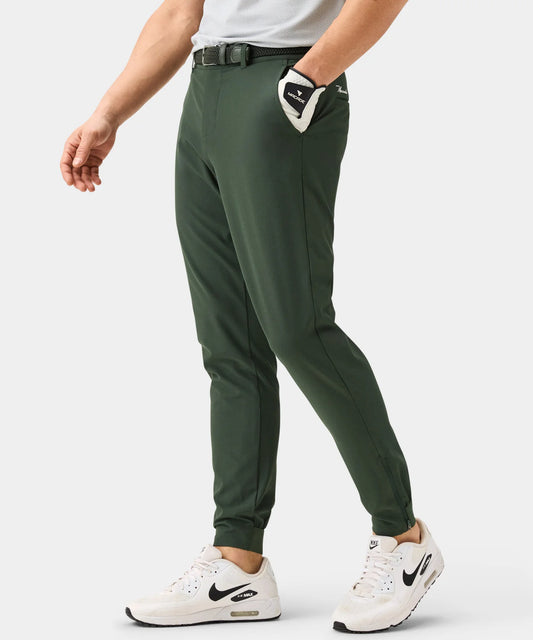 Macade Forest Green Four-Way Stretch Jogger