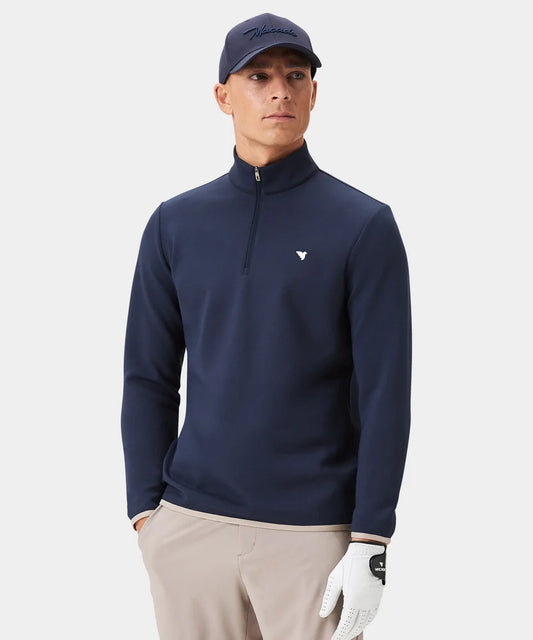 Macade Navy Blue Therma Quarter Zip