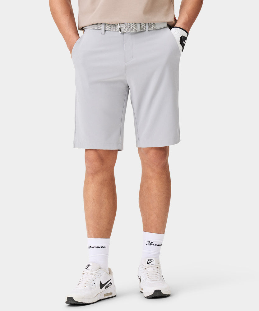 Macade Light Grey Four-Way Stretch Shorts