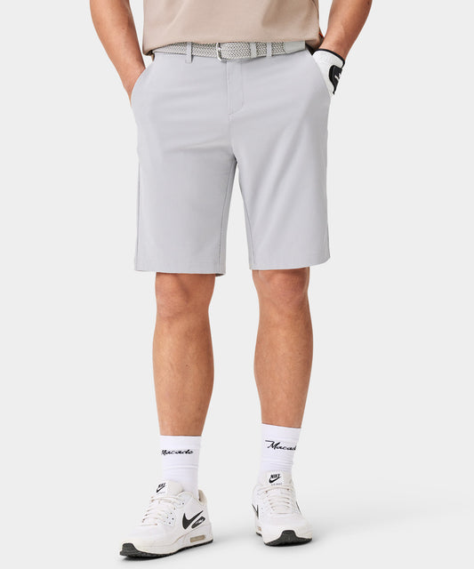 Macade Light Grey Four-Way Stretch Shorts