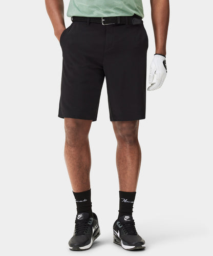 Macade Black Four-Way Stretch Shorts