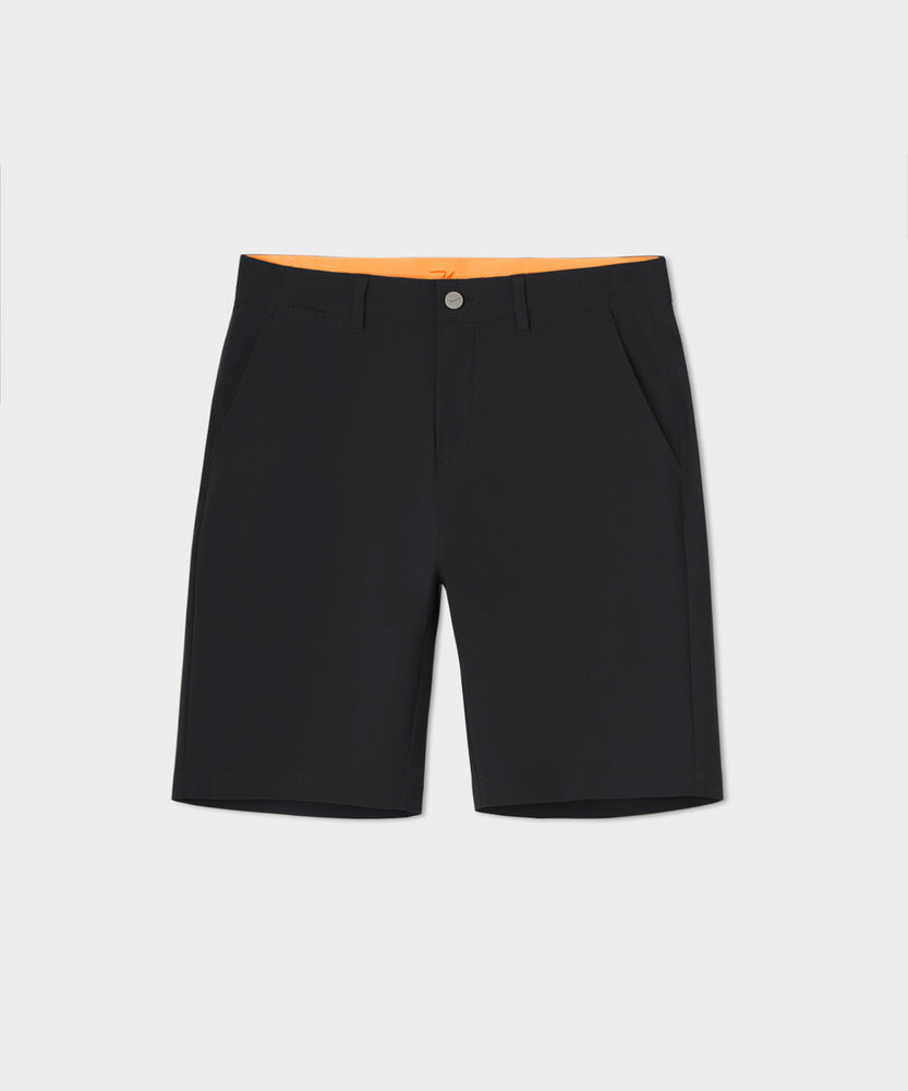 Macade Black Four-Way Stretch Shorts