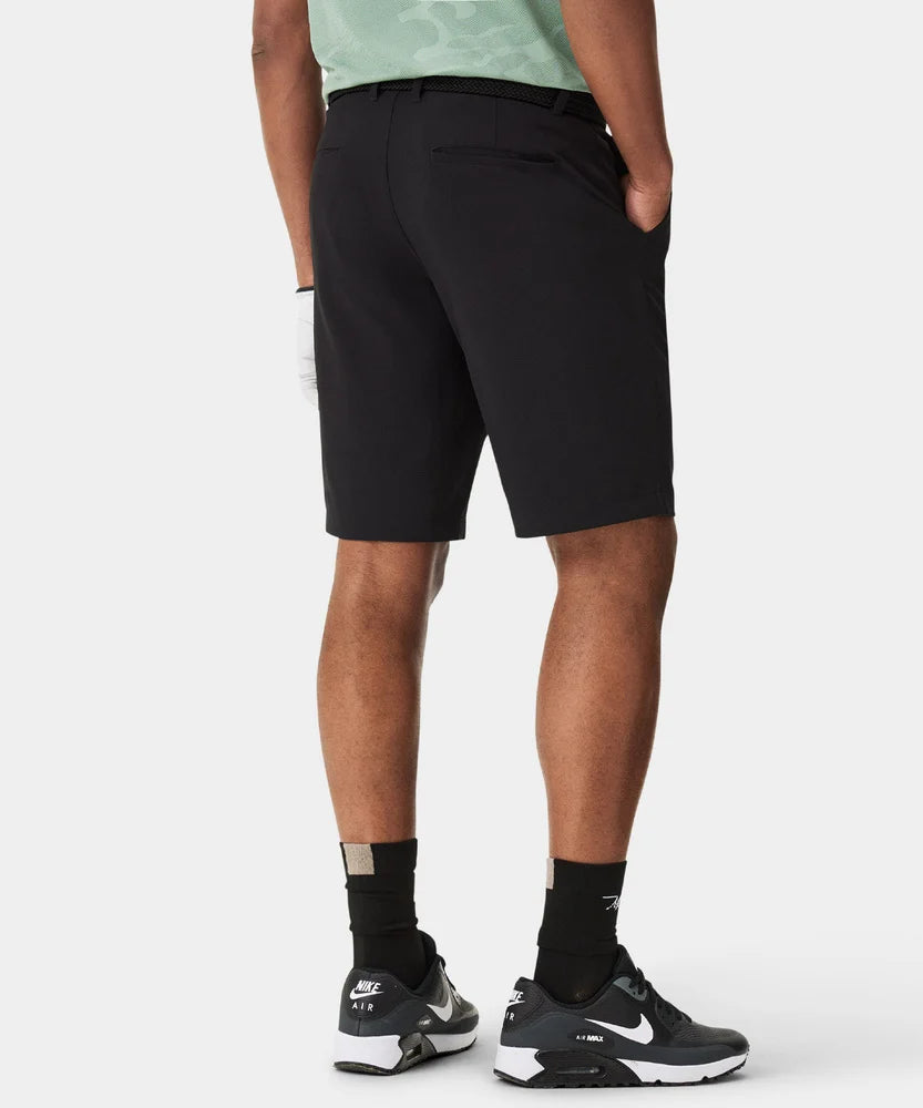 Macade Black Four-Way Stretch Shorts