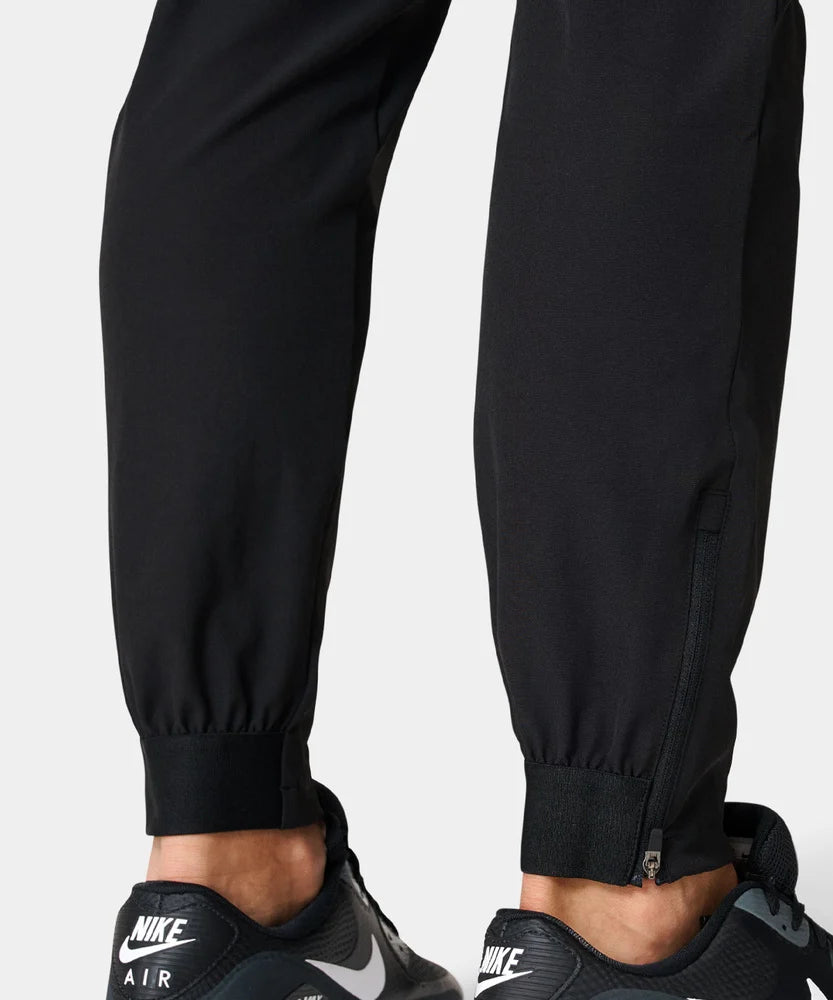 Macade Black Four-Way Stretch Jogger
