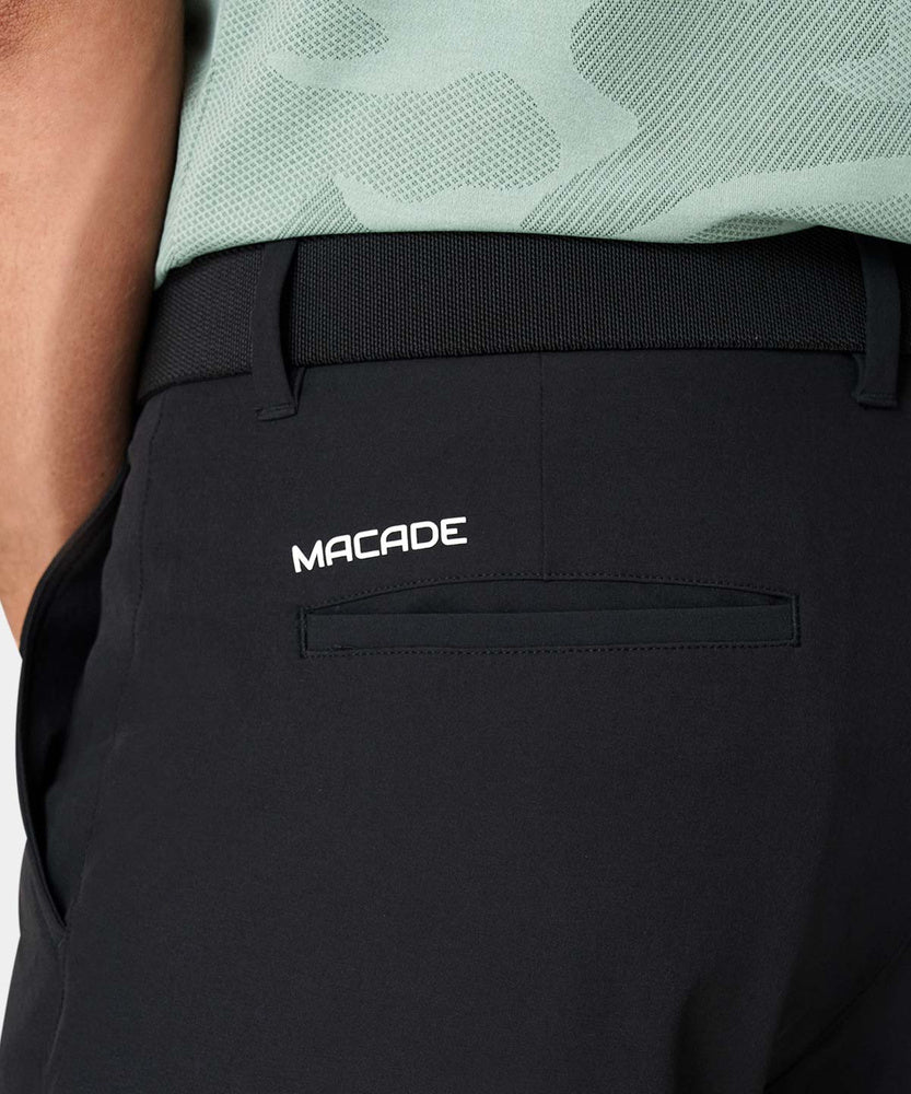 Macade Black Four-Way Stretch Jogger