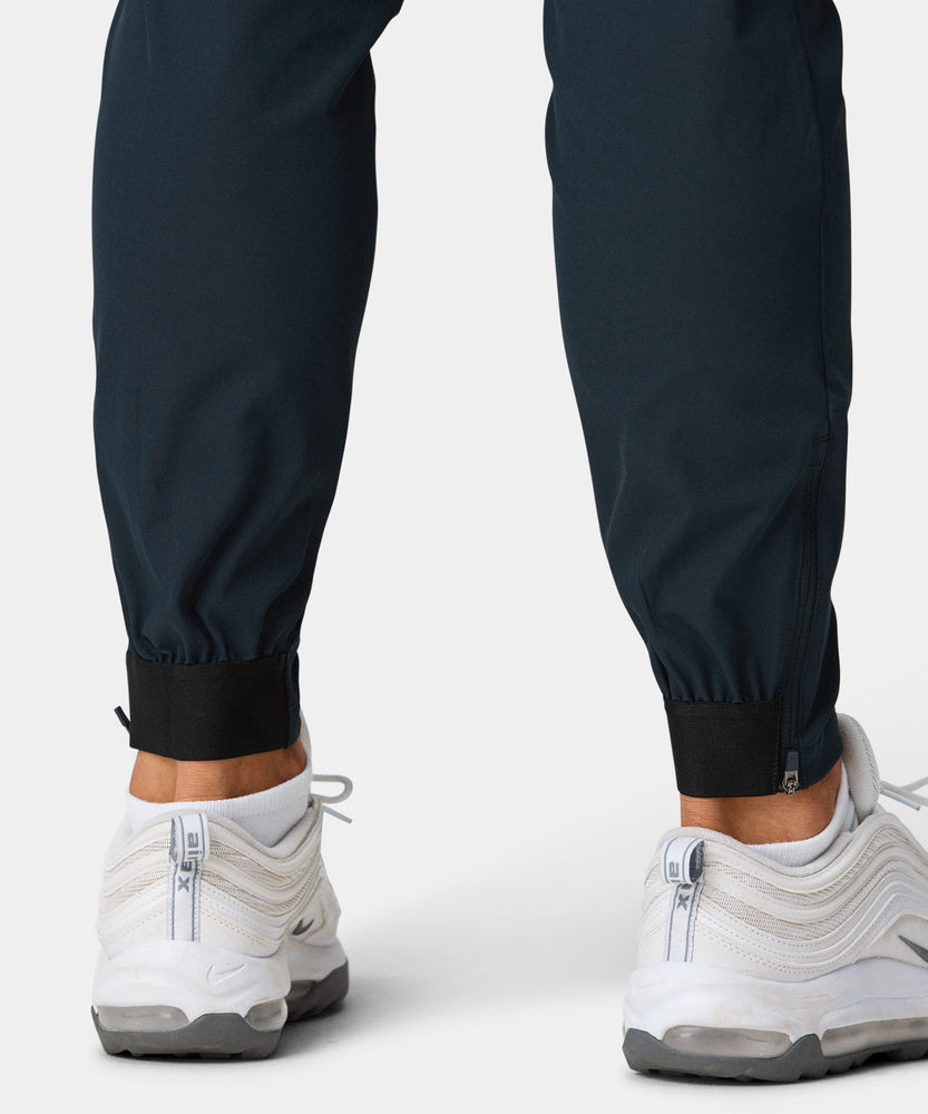 Macade Navy Four-Way Stretch Jogger