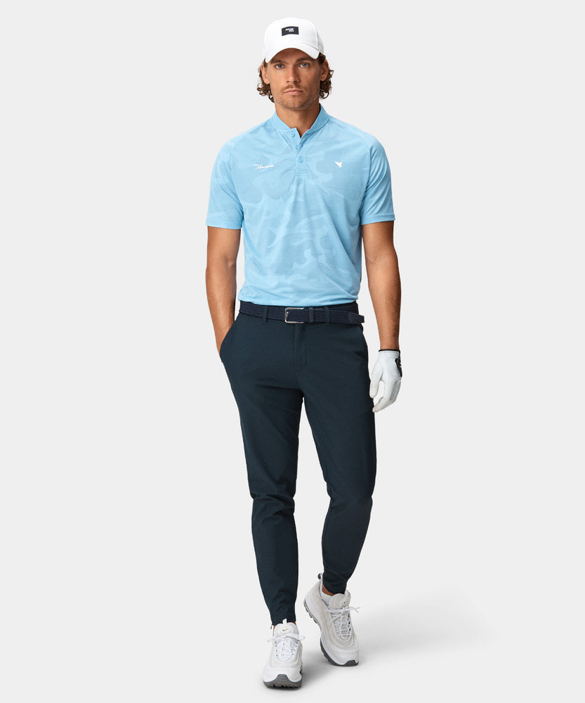Macade Navy Four-Way Stretch Jogger
