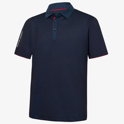 Galvin Green Medley Polo - Navy/Red