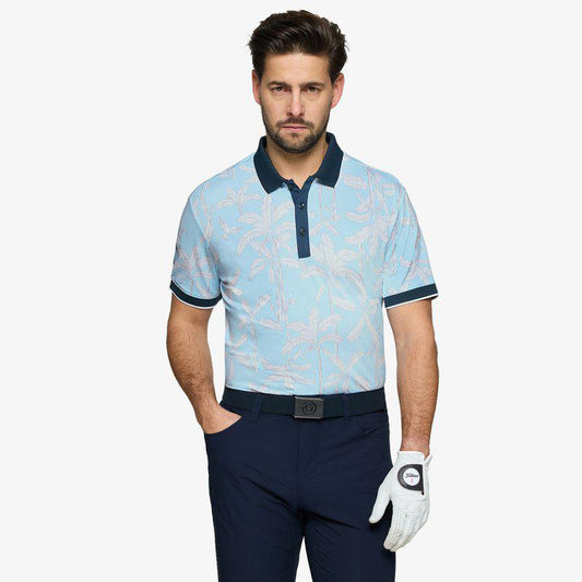 Galvin Green Merry Polo - Crystal Blue/Navy