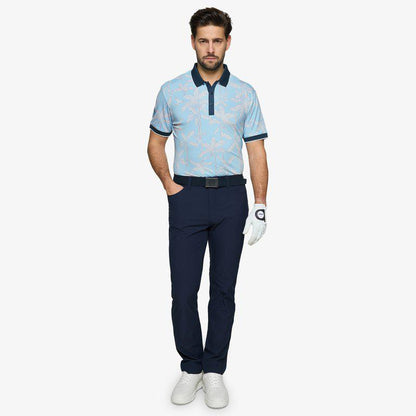 Galvin Green Merry Polo - Crystal Blue/Navy