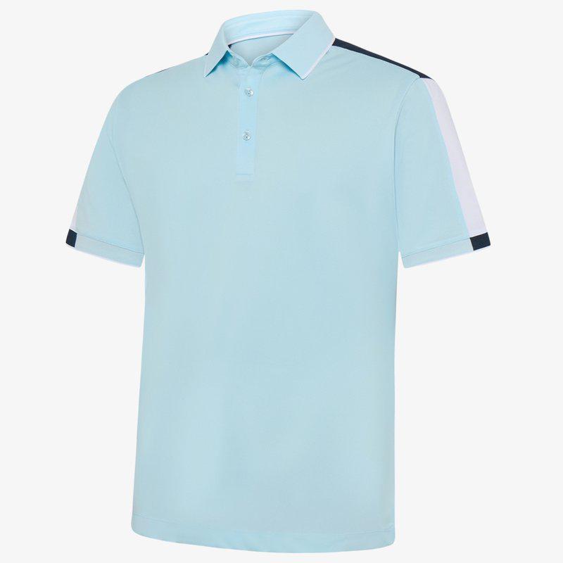 Galvin Green Mulligan Polo - Crystal Blue/White/Navy