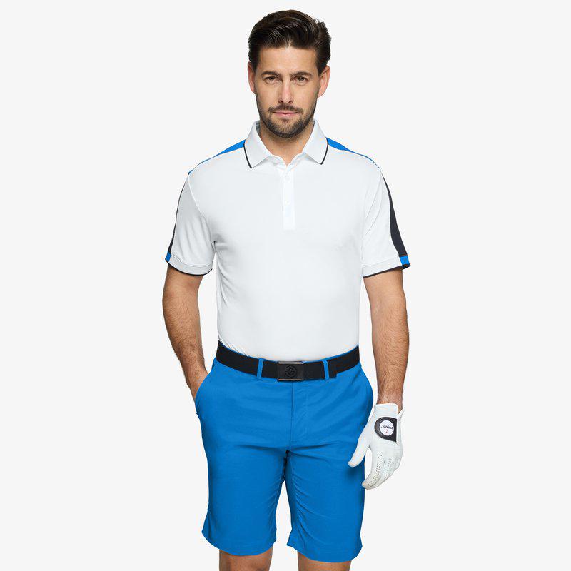 Galvin Green Mulligan Polo - Royal Blue/White/Black