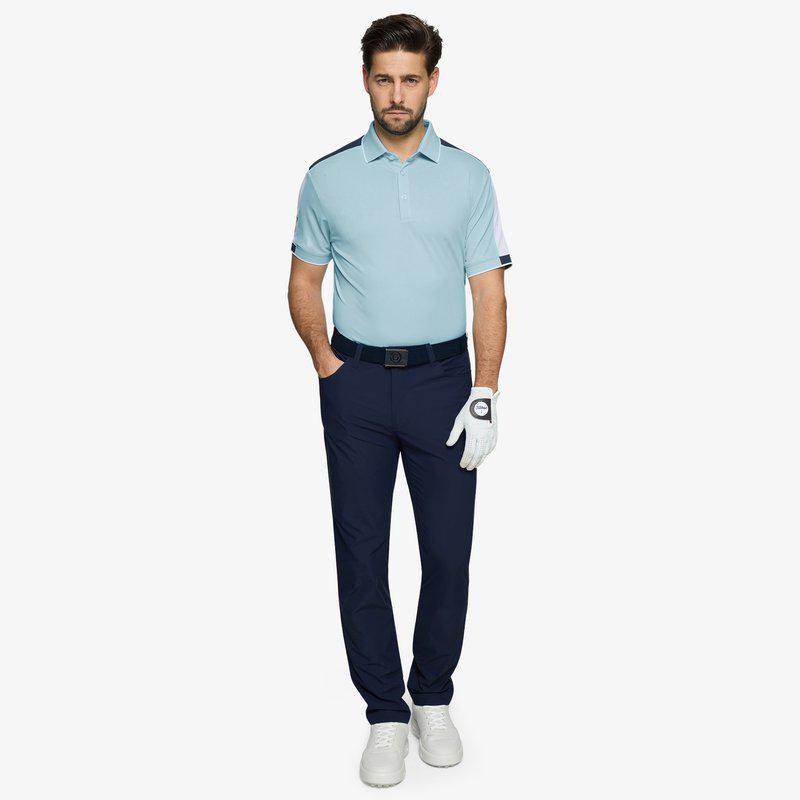 Galvin Green Mulligan Polo - Crystal Blue/White/Navy