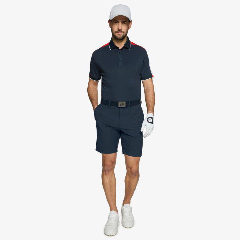Galvin Green Mulligan Polo - Navy/Red/White