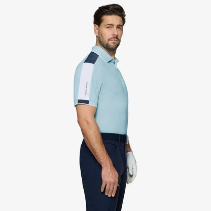 Galvin Green Mulligan Polo - Crystal Blue/White/Navy