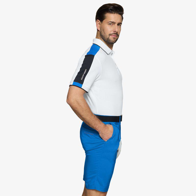 Galvin Green Mulligan Polo - Royal Blue/White/Black
